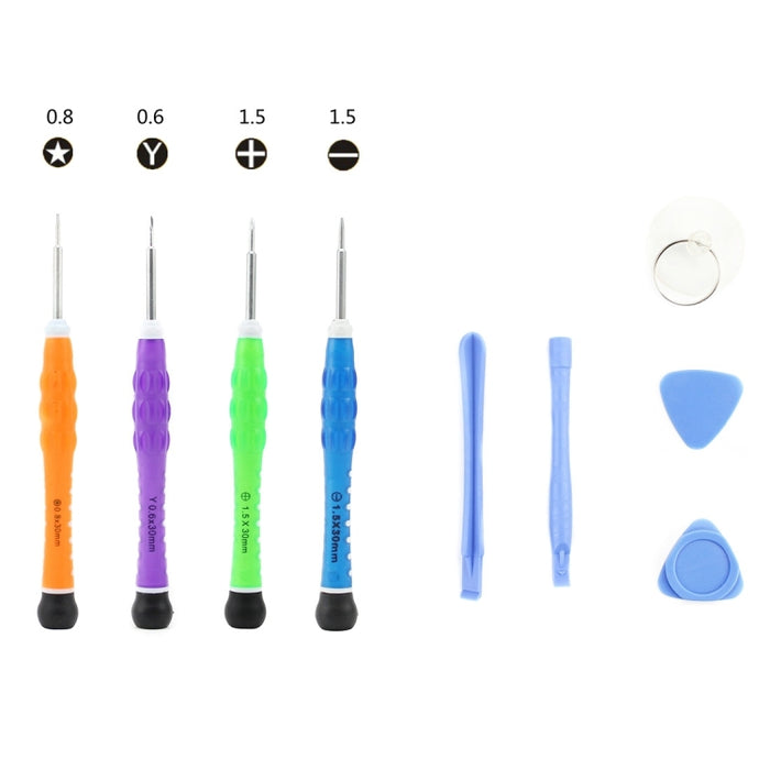 JIAFA JF-612-1 9 in 1 Repair Tool Set for iPhone / Samsung, JF-612-1