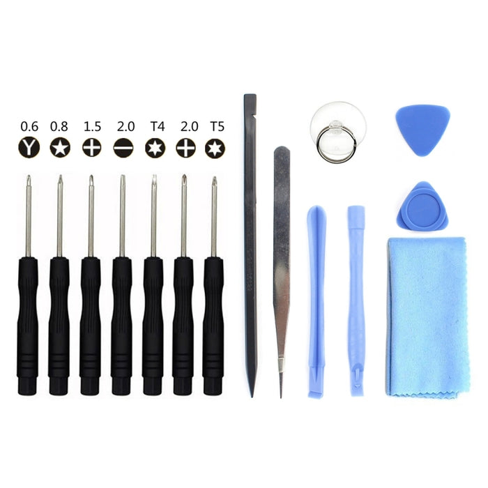 JIAFA JF-8106 15 in 1 Repair Tool Set for Smart Phones, JF-8106