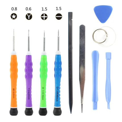 JIAFA JF-8109 10 in 1 Repair Tool Set for iPhone 7 & 7 Plus / Samsung, JF-8109