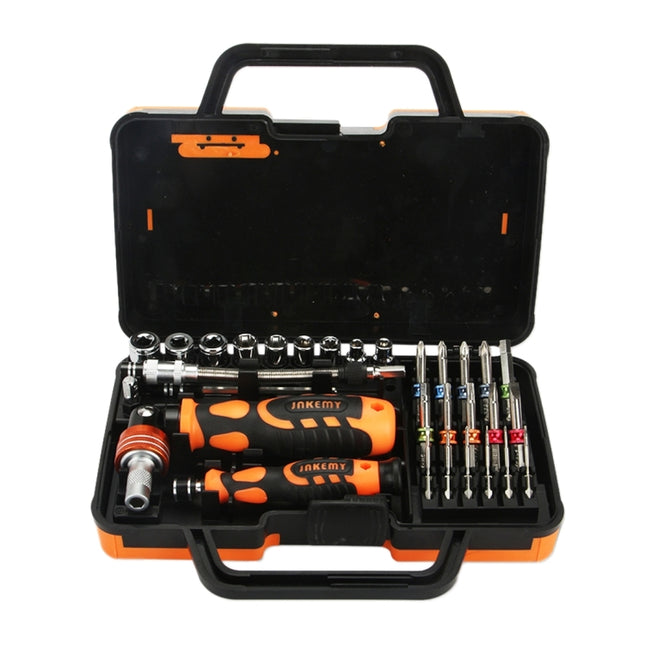 JAKEMY JM-6123 31 in 1 Color Ring Professional Screwdriver Repair Tool Set, JM-6123 31 in 1
