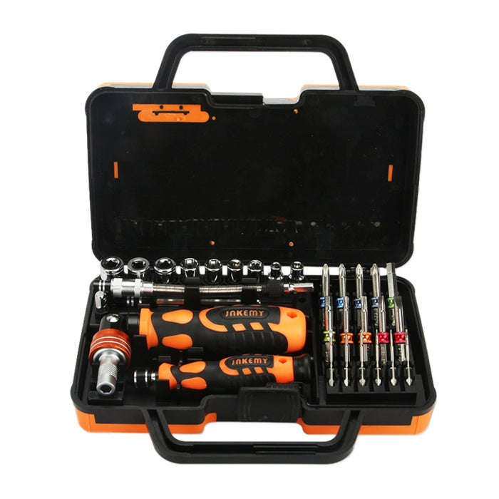 JAKEMY JM-6123 31 in 1 Color Ring Professional Screwdriver Repair Tool Set, JM-6123 31 in 1