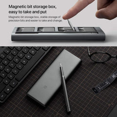 Original Xiaomi Mijia Wiha Daily Use Screwdriver Kit 24 in 1 Precision Magnetic Bits Aluminum Box Mijia Wiha Screw Driver Set, Mijia 24 in 1