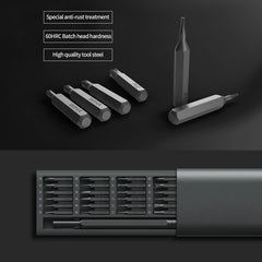 Original Xiaomi Mijia Wiha Daily Use Screwdriver Kit 24 in 1 Precision Magnetic Bits Aluminum Box Mijia Wiha Screw Driver Set, Mijia 24 in 1