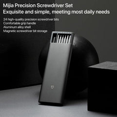 Original Xiaomi Mijia Wiha Daily Use Screwdriver Kit 24 in 1 Precision Magnetic Bits Aluminum Box Mijia Wiha Screw Driver Set, Mijia 24 in 1