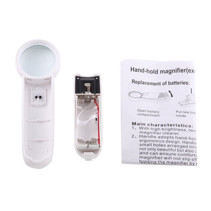 JAKEMY JM-Z19 Portable 8X Optical Magnifier with LED Light, JM-Z19 8X Magnifier
