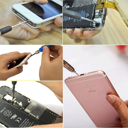 608-0.8 Pentalobe 0.8 Screwdriver for iPhone Charging Port Screws, 0.8 Pentalobe (Red)