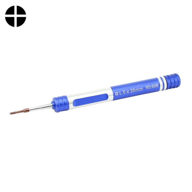 JIAFA 608-1.5 Cross 1.5 Mobile Phone Repair Screwdriver, 1.5 Cross (Blue)