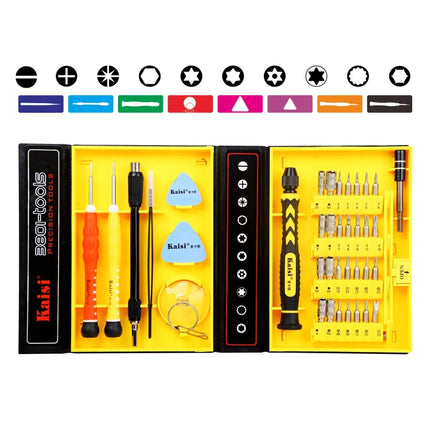Kaisi 3801 38 in 1 Multifunctional Computer Phone Repair Tool Set, 38 in 1