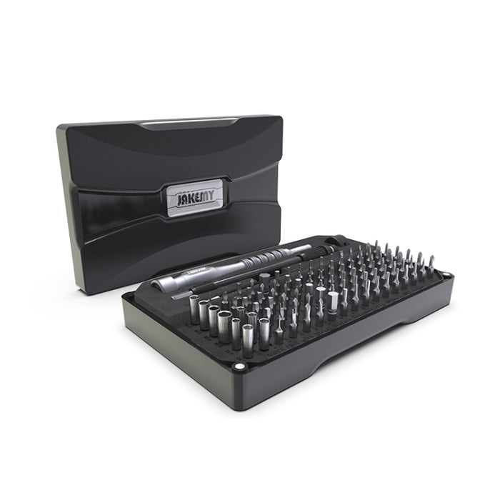 JAKEMY JM-8177 106 in 1 Screwdriver Bit Head Extension Rod Multi-functional Combination Repair Tool Set, JM-8177