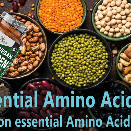 Advanced Vegan Collagen with Hyaluronic Acid, Biotin, Vitamin C & Amino Acids | Amino Acids | Made in UK