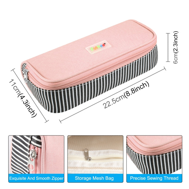 HAWEEL Pencil Case Cosmetic Storage Organizer Canvas Glasses Bag, Size: 230 x 110 x 70mm