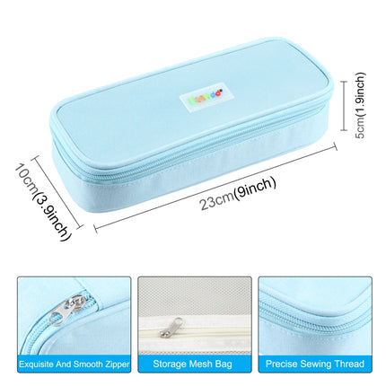 FunAdd Pencil Case Cosmetic Storage Organizer Bag, Size: 235 x 105 x 50mm, 235 x 105 x 50mm