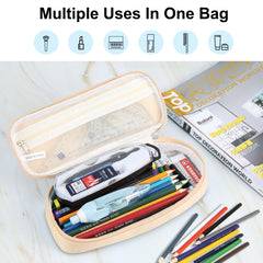 FunAdd Pencil Case Cosmetic Storage Organizer Bag, Size: 235 x 105 x 50mm, 235 x 105 x 50mm