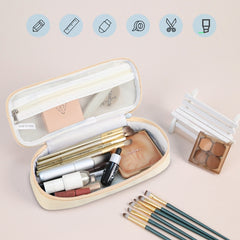 FunAdd Pencil Case Cosmetic Storage Organizer Bag, Size: 235 x 105 x 50mm, 235 x 105 x 50mm