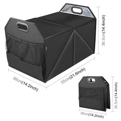 FunAdd Foldable Storage Fresh Box Vehicle Trunk Organizer Bag, 55x36x36.5cm