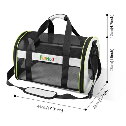 FUNADD Tragetasche für Haustiere, faltbare Schultertasche, Tragetasche