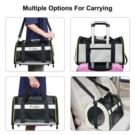FUNADD Tragetasche für Haustiere, faltbare Schultertasche, Tragetasche