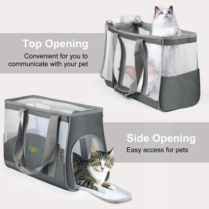 FUNADD Portable Breathable Pet Bag Outdoor Shoulder Tote Bag, Breathable Pet Bag