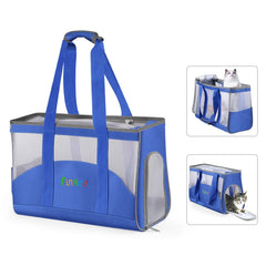 FUNADD Portable Breathable Pet Bag Outdoor Shoulder Tote Bag, Breathable Pet Bag