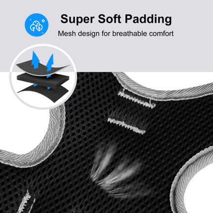 FunAdd Zugseil, reflektierendes, atmungsaktives Nylon-Haustierweste, Hundegeschirr, Größe: M, Größe: M