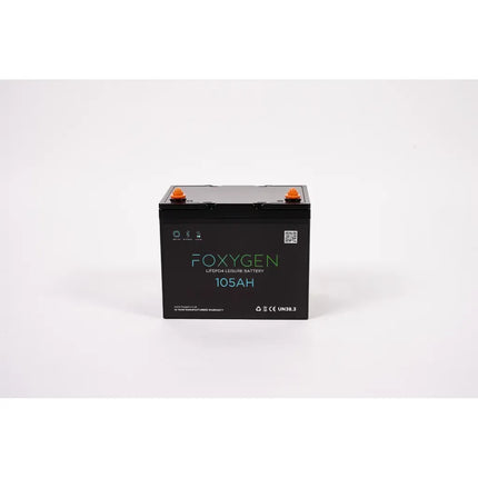 Foxygen 12V 105Ah LiFePO4 Leisure Battery with Bluetooth & Self-Heating