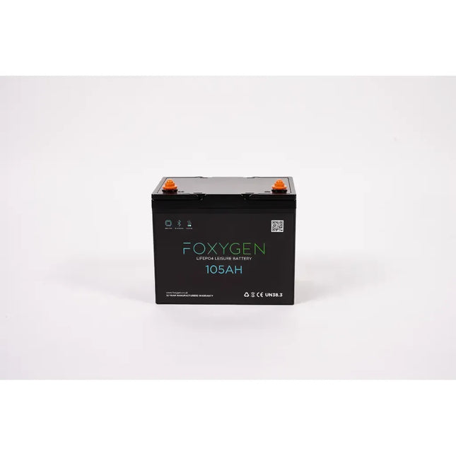 Foxygen 12V 105Ah LiFePO4 Leisure Battery with Bluetooth & Self-Heating