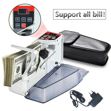 V40 Handheld Mini Portable Small Money Counting Machine, Specification: EU Plug
