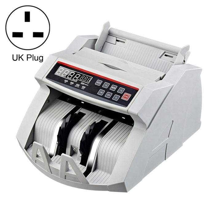 2108UV/IR 220V Multi-Currency Currency Counter, Specification: UK Plug, 220V UK Plug
