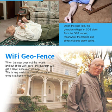 V28 Necklace Style GSM Mini LBS WiFi AGPS Tracker SOS Communicator, V28