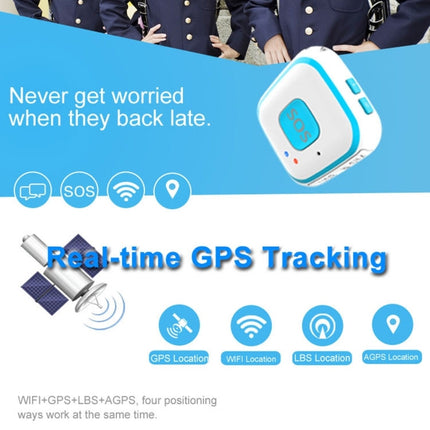 V28 Necklace Style GSM Mini LBS WiFi AGPS Tracker SOS Communicator, V28