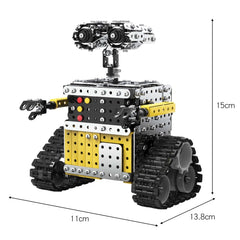 MoFun SW(RC)009 DIY Stainless Steel Assembly Remote Control Robot Interactive Intelligence Toy, MoFun SW(RC)009