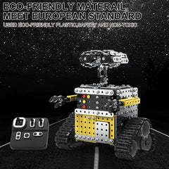 MoFun SW(RC)009 DIY Stainless Steel Assembly Remote Control Robot Interactive Intelligence Toy, MoFun SW(RC)009