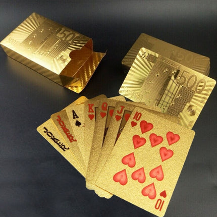 Creative Frosted  Back Texture Plastic From Vegas to Macau Playing Cards Texas Poker Novelty Collection Gift, Golden Dollar Paper Box, Rose Gold Tattice Paper Box, Golden 500 Euro Paper Box, Golden 100 Euro Paper Box, Silver Tattice Paper Box����������...