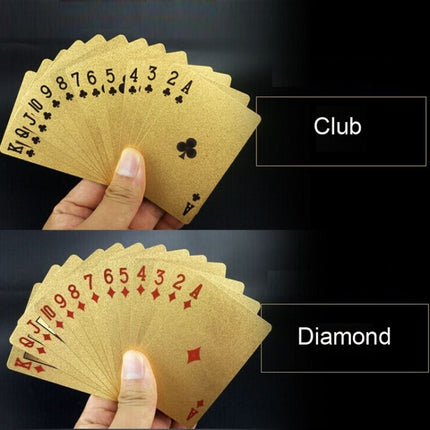 Creative Frosted  Back Texture Plastic From Vegas to Macau Playing Cards Texas Poker Novelty Collection Gift, Silver Tattice Paper Box, Mosaic Gold Dollar Paper Box, Golden Dragon and Phoenix Paper Box, Gold Double Dragon Kung Hei Fat Choy Paper Box   ...