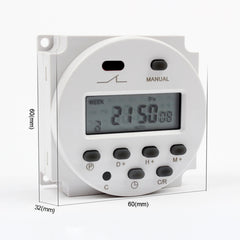 CN101A AC220V Microcomputer Time Switch Digital LCD Power Timer, AC220V