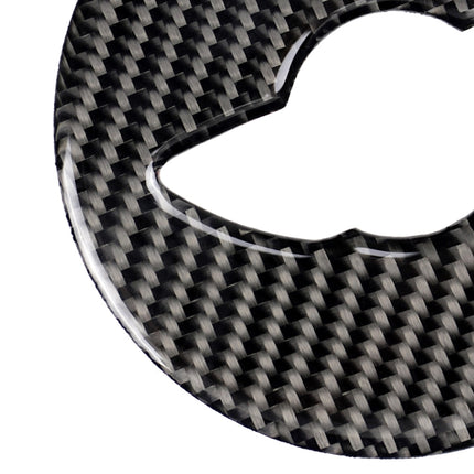 Car Steering Wheel Logo R Chassis Carbon Fiber Decorative Sticker for BMW MINI R55 / R56 / Countryman R60 / Paceman R61, For BMW MINI R55