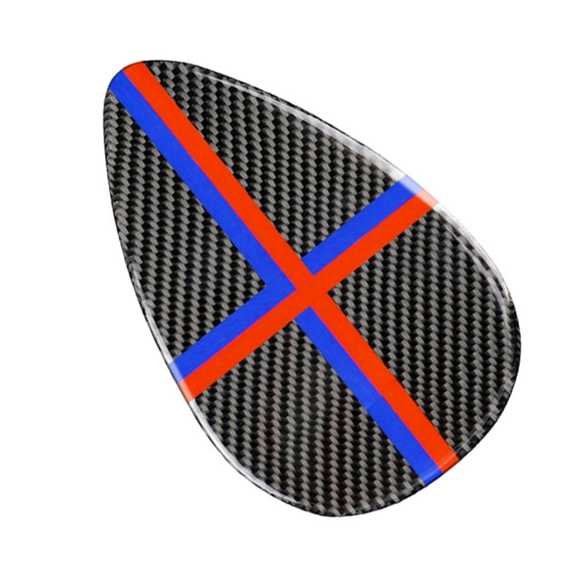 Red Blue Color Car F Chassis Instrumentation Console Panel Carbon Fiber Decorative Sticker for BMW Mini Cooper JCW One F56 / F55 / F54, For BMW Mini Cooper JCW One F56 (Red Blue Color)