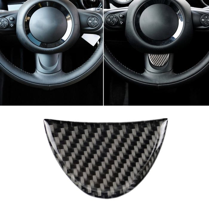 Car Steering Wheel Carbon Fiber Decorative Sticker for BMW Mini R53 / R55 / R57 / R58 / R59 / R60 / R50 / R52 / F55 / F56, For BMW Mini R53