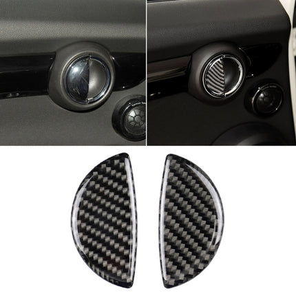 2 PCS R / F Universal Car Door Handle Carbon Fiber Decorative Sticker for BMW Mini R55 / R56 / R60 / R61 / F55 / F54 / F60, For BMW Mini R55