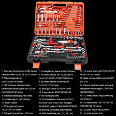 150 In 1 Multi-function Car Repair Combination Toolbox Ratchet Wrench Set, 150 In 1