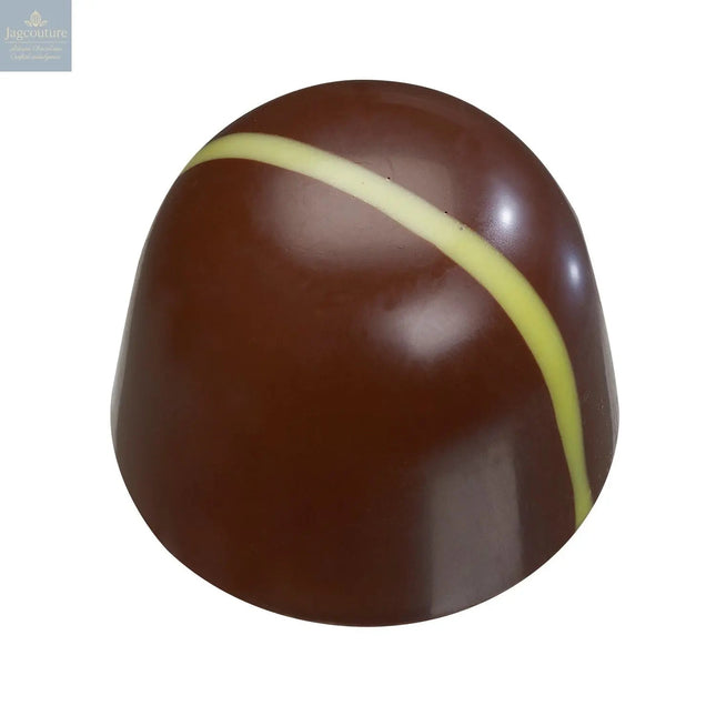 Gin Dome - gin, tonic and lime filling with yellow stripe décor 12.3g