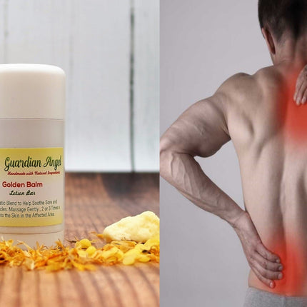 Golden Balm Pain Relief Bar-Colds and Fever, Head, Muscle and Joint Pain,