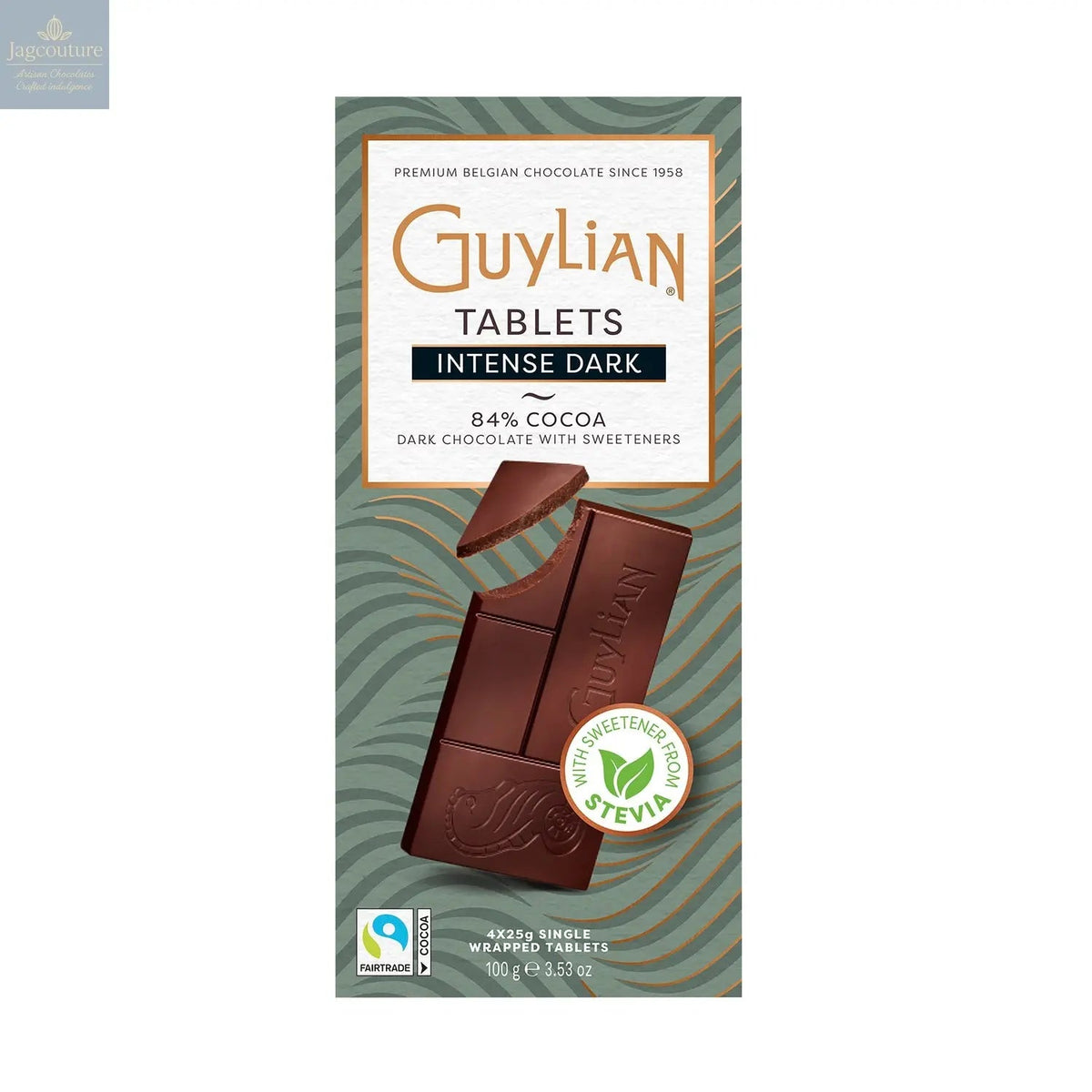 Guylian 84% intense dark chocolate no added sugar mini bars