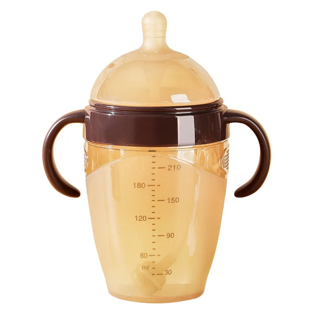 Mike Baby Full Soft Wide 72 Caliber Silicone Bottle Nipple Anti-Fall Simulation Breast Milk Feeding Bottle Made PP Material Free