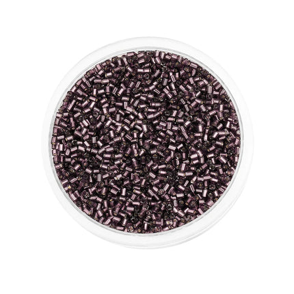 1000/1800Pcs 2mm Hexagon Czech Glass Cylindrical Loose Small Seed Needle Beads for DIY Bracelet Necklace Jewelry Making Supplies