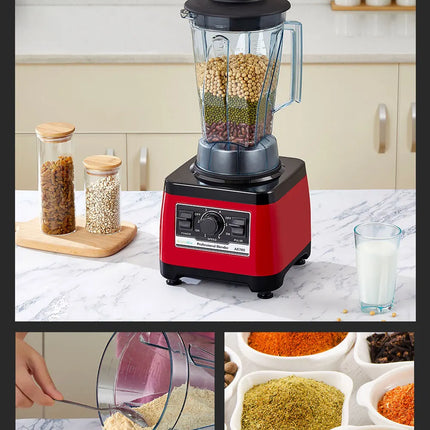 【7 Years Warranty】BPA Free Heavy Duty Commercial Grade Blender Professional Mixer Juicer Ice Smoothies Peak 2200W