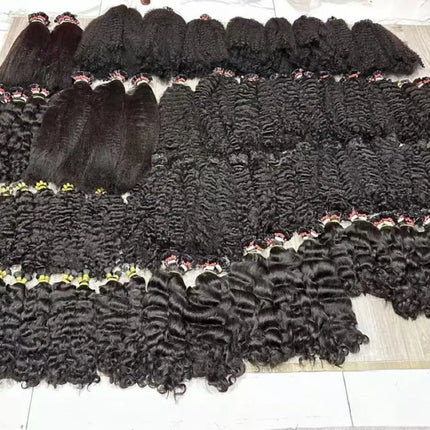 Cuticle Aligned Burmese Curly Virgin Human Hair Bundle Vendors Wholesale 12A Grade Vietnamese Raw Bundle Human Hair