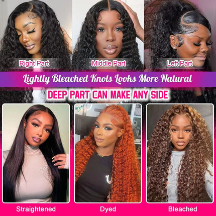 Raw Indian Hair HD Lace Front Wig Virgin Cuticle Aligned Glueless Full Lace Human Hair Wig Lace Frontal Wigs for Black Women