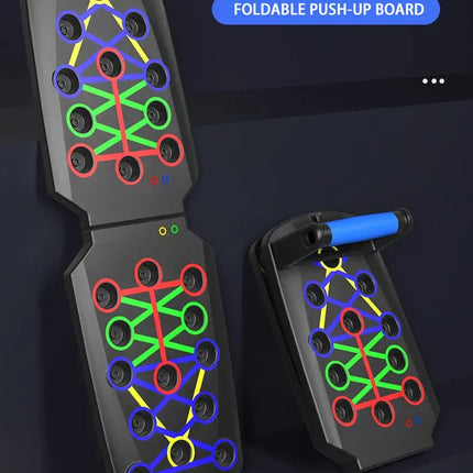 Push-up Board Set Portable Multifunctional Push-up Bar Foldable Fitness Equipment For Chest Abdomen Arms/Back Training