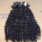 burmese curly / Black / 14 Inches
